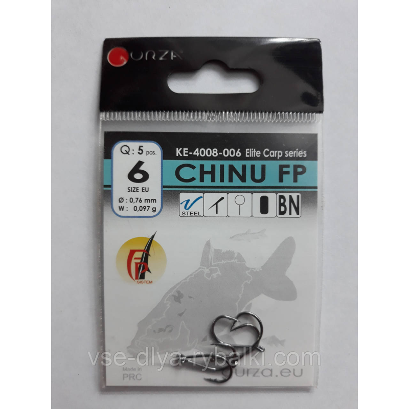 Гачки Gurza chinu fp № 6