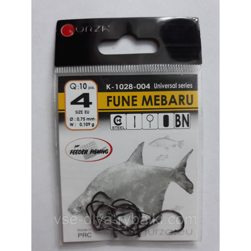 Гачки Gurza fune mebaru № 4