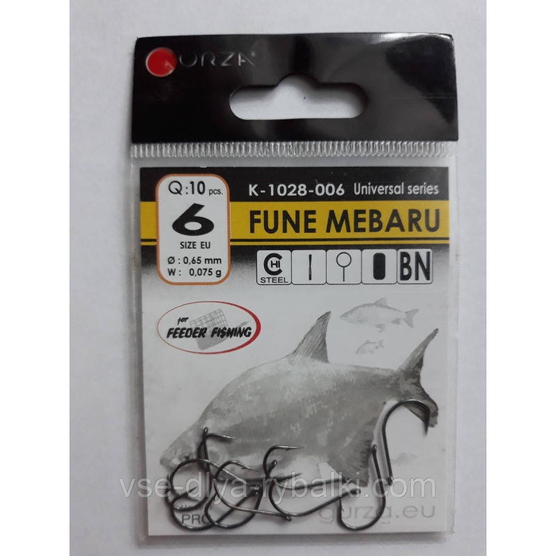 Гачки Gurza fune mebaru № 6