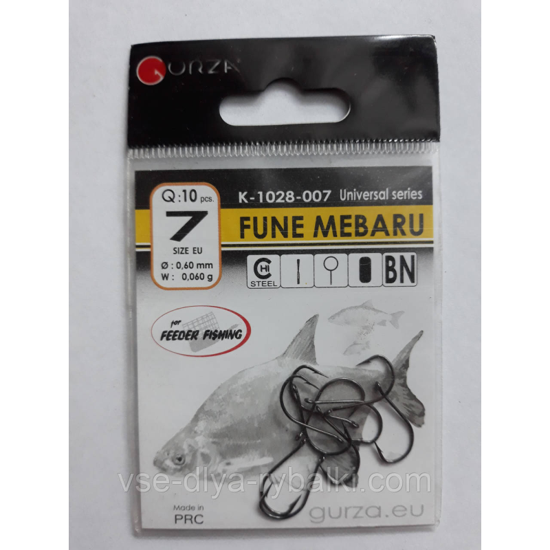 Гачки Gurza fune mebaru № 7