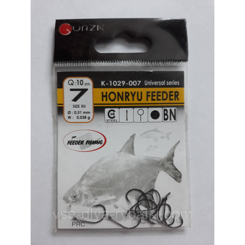 Гачки Gurza honryu feeder № 7