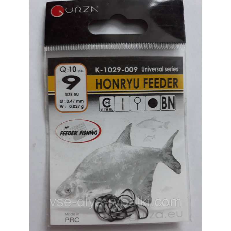 Гачки Gurza honryu feeder № 9