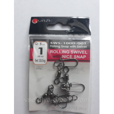 Gurza вертлюг с застежкой американкой № 1