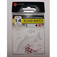 Гачки Gurza round match red № 14