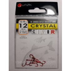 Гачки Gurza crystal red № 12