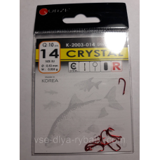 Гачки Gurza crystal red № 14