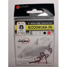 Гачки Gurza bloodworm red № 8