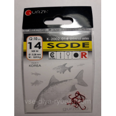 Гачки Gurza sode red № 14