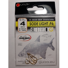 Гачки Gurza sode light gold № 4