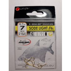 Гачки Gurza sode light gold № 7