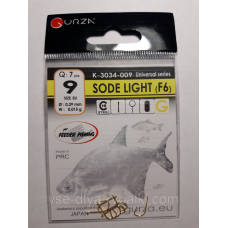 Гачки Gurza sode light gold № 9