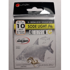 Гачки Gurza sode light gold № 10