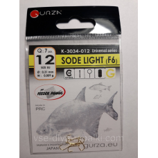 Гачки Gurza sode light gold № 12