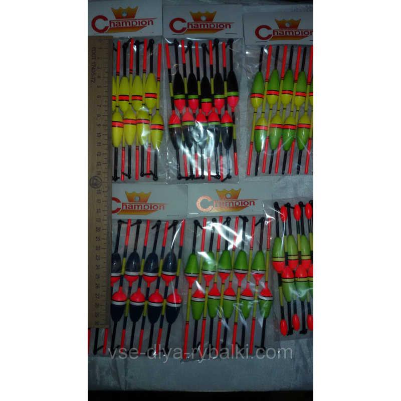 Поплавок Чемпіон в асортименті