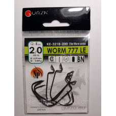 Гачки Gurza worm 777 le № 2/0