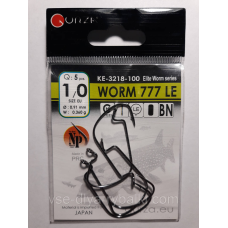 Гачки Gurza worm 777 le № 1/0