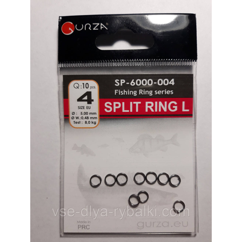 Заводні кільця split ring l №4
