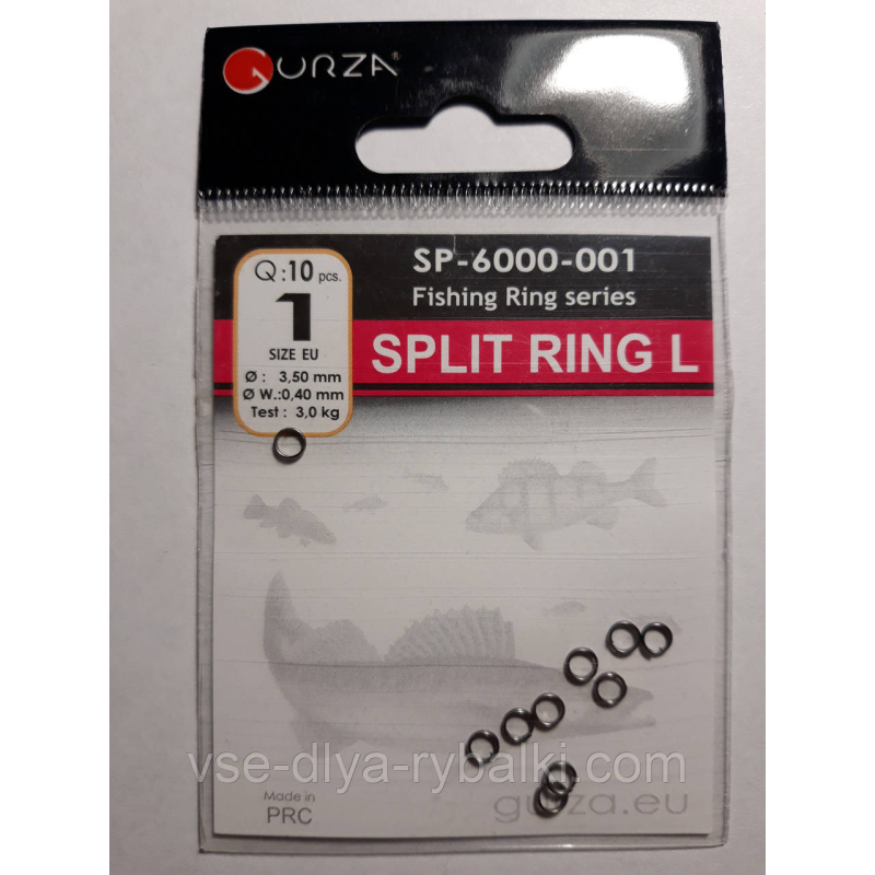 Заводні кільця split ring l № 1