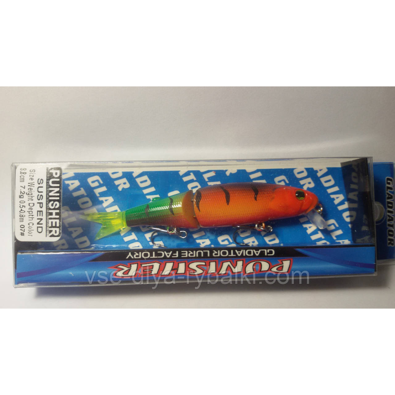 Воблер GLADIATOR PANISHER SP 88 Color: 07
