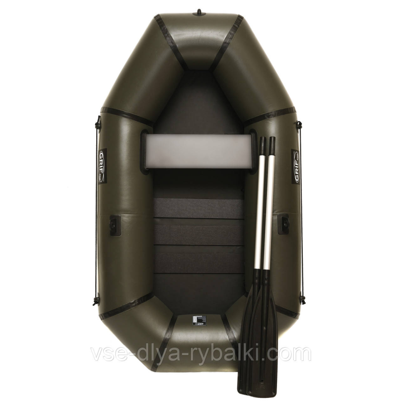 Човен надувний пвх полутораместная Grif boat GL-210S +слань