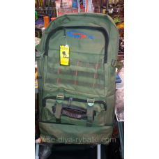 Рюкзак для риболовлі і туризму 70л хакі BoyaBy