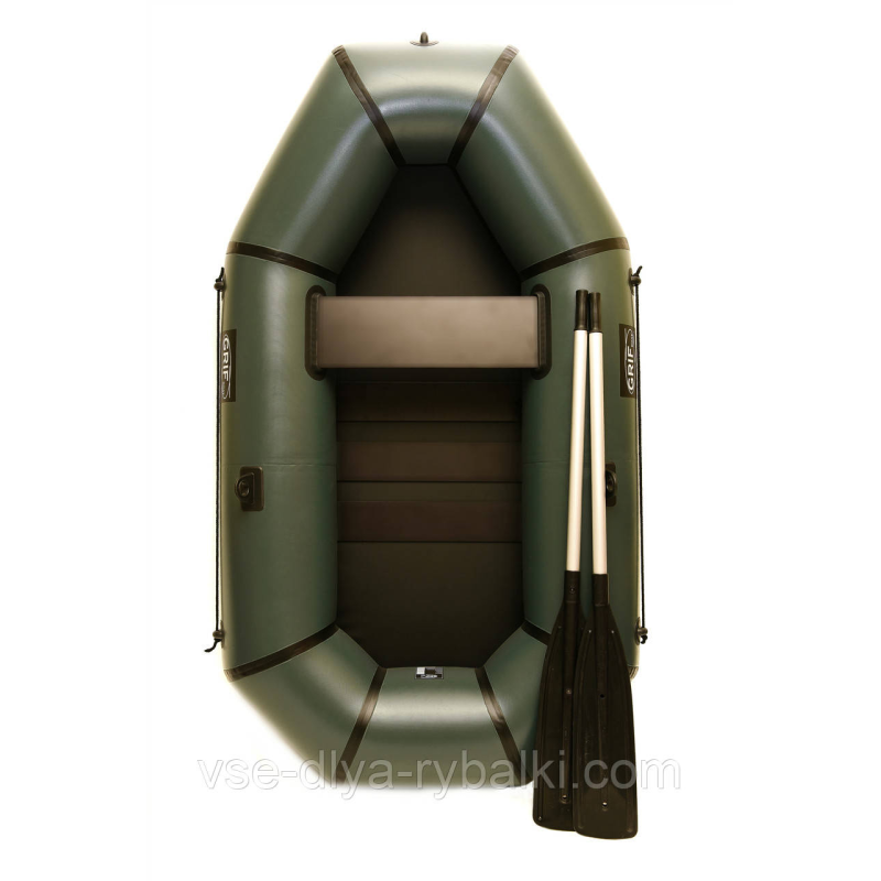 Човен надувний пвх одномісна Grif boat GH-210S+слань