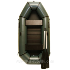 Човен надувний пвх двомісна Grif boat GH-250S+слань