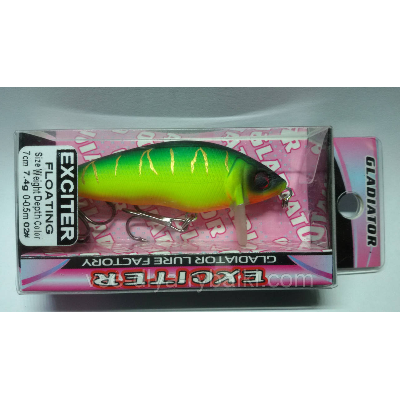 Воблер gladiator Exciter 70 Color: 02