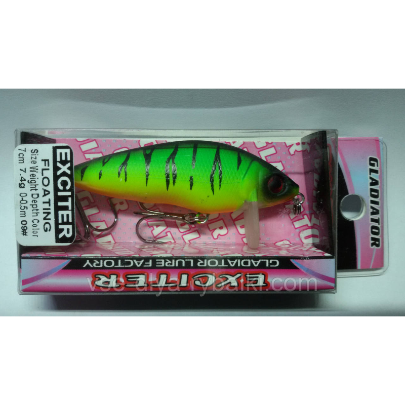 Воблер gladiator Exciter 70 Color: 09