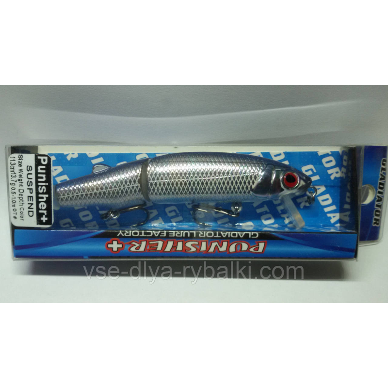 Воблер gladiator Punisher+ 113 Color: 07