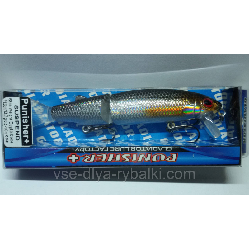 Воблер gladiator Punisher+ 113 Color: 06