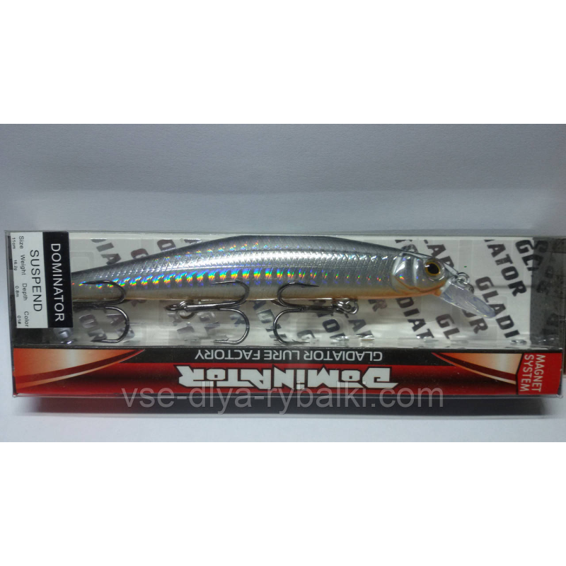 Воблер gladiator Dominator 110 Color: 01