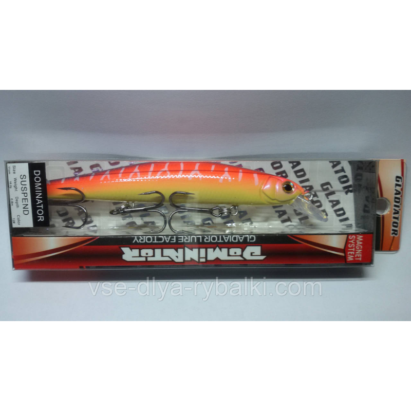 Воблер gladiator Dominator 110 Color: 12