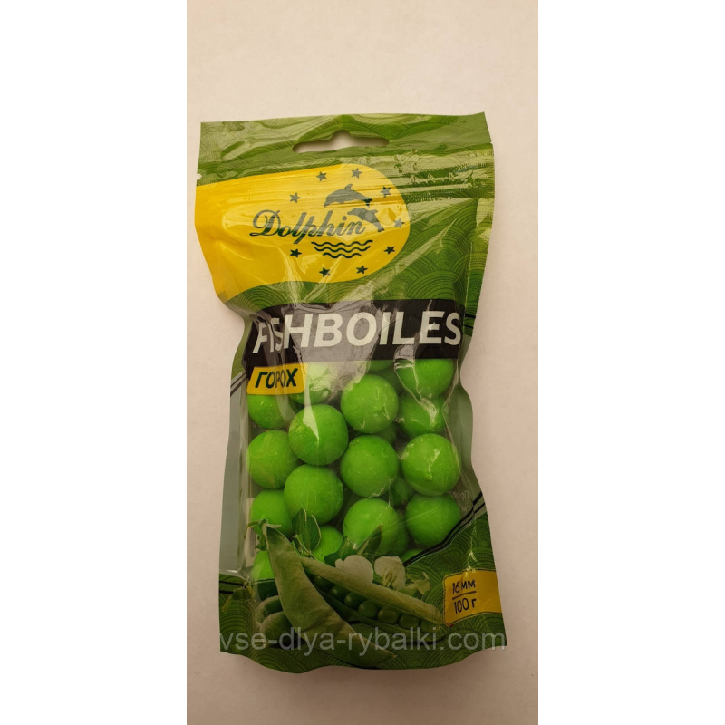 Бойли потопаючі Dolphin 16мм Горох100г