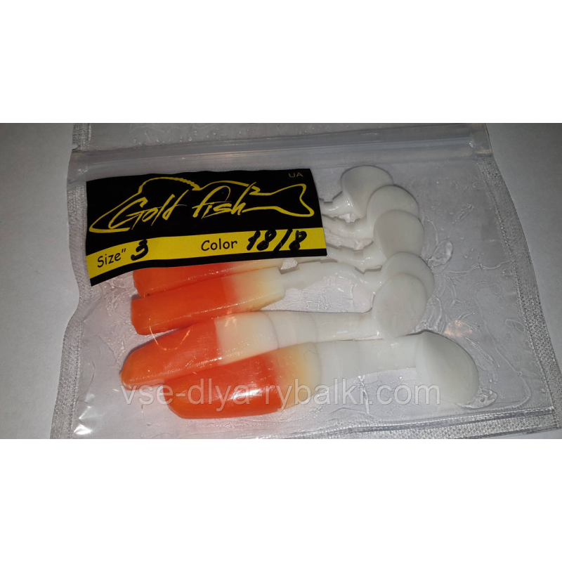 Силікон Predator 3“ сьедобный “Gold fish“ color 18/8