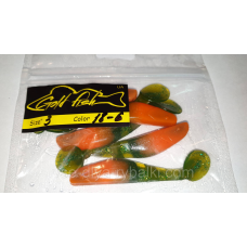 Силікон Predator 3“ сьедобный “Gold fish“ color 18/6