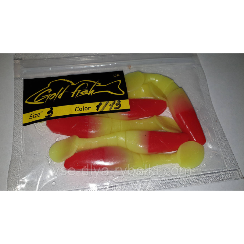 Силікон Predator 3“ сьедобный “Gold fish“ color 1/13