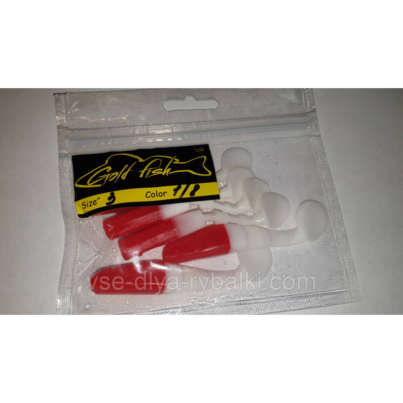 Силікон Predator 3“ сьедобный “Gold fish“ color 1/8