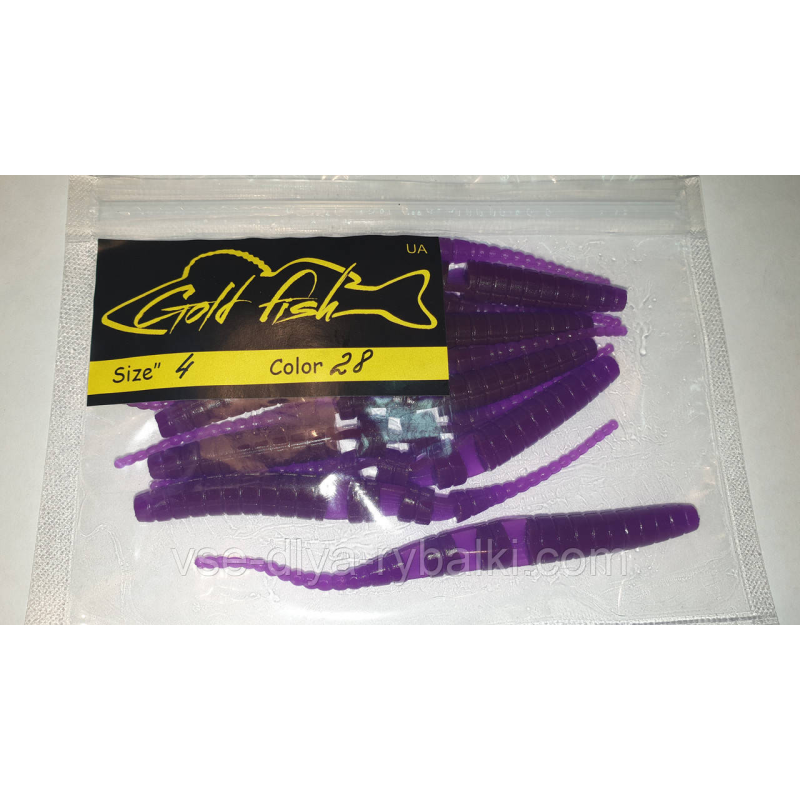 Силікон джавастик сьедобный “Gold fish“ color 28