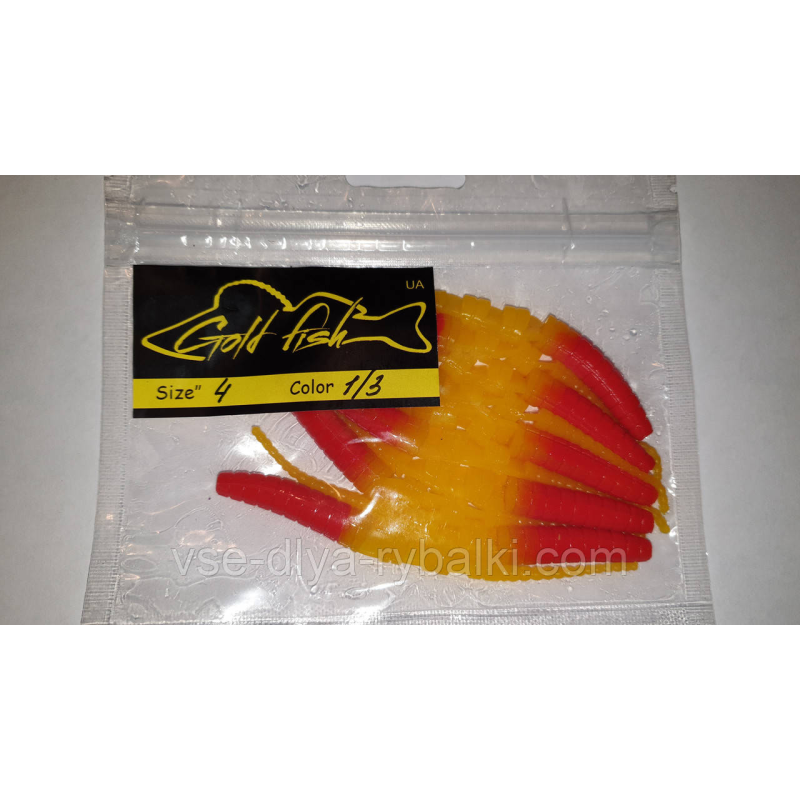 Силікон джавастик сьедобный “Gold fish“ color 1/3