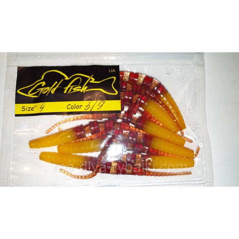 Силікон джавастик сьедобный “Gold fish“ color 3/9