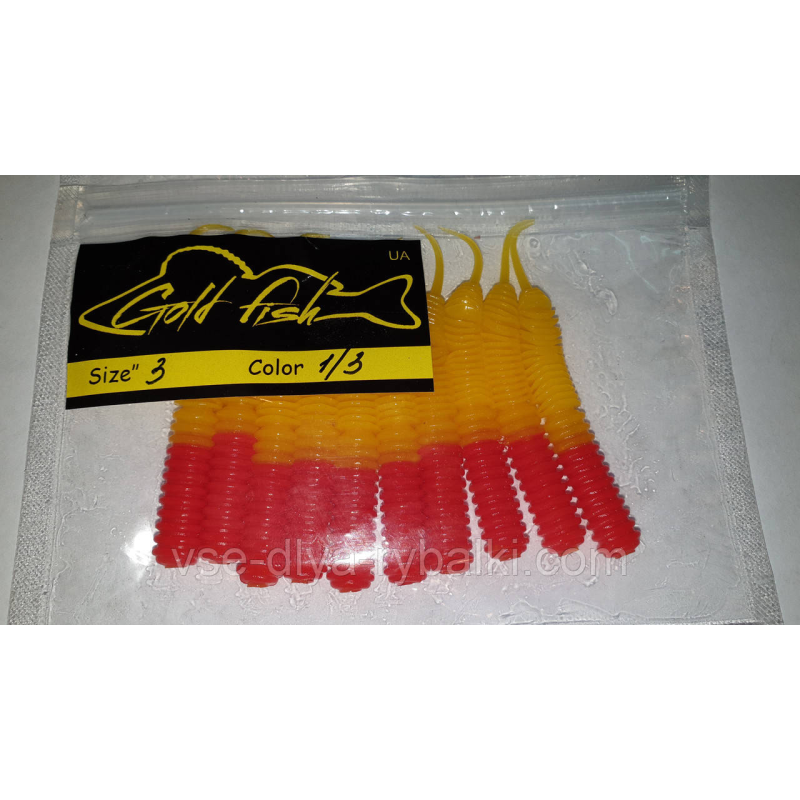 Силікон Vagabond 3“ сьедобный “Gold fish“ color 1/3