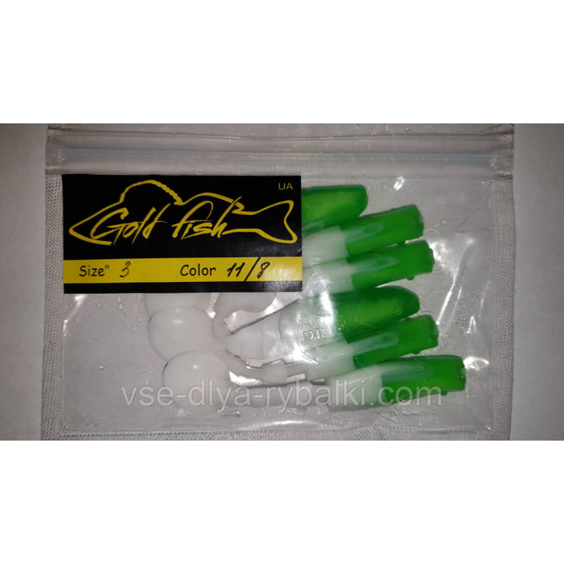 Силікон Predator 3“ сьедобный “Gold fish“ color 11/8