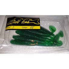 Силікон Ніндзя 3“ сьедобный “Gold fish“ color 15