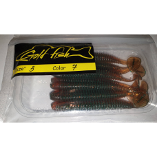 Силікон Ніндзя 3“ сьедобный “Gold fish“ color 7