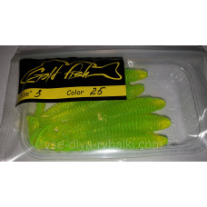 Силікон Ніндзя 3“ сьедобный “Gold fish“ color 25