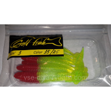 Силікон Ніндзя 3“ сьедобный “Gold fish“ color 35/25