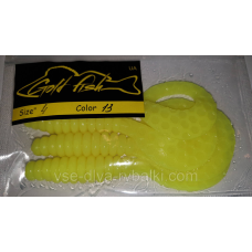 Силікон Кирлиграб 4“ сьедобный “Gold fish“ color 13