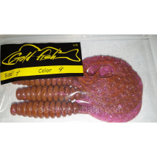 Силікон Кирлиграб 4“ сьедобный “Gold fish“ color 4