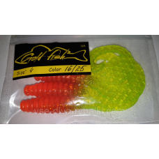 Силікон Кирлиграб 4“ сьедобный “Gold fish“ color 16/25